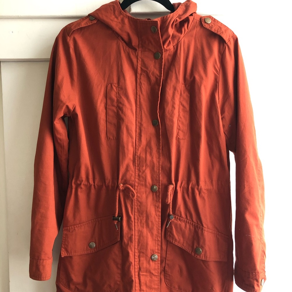 Terra-cotta Rain Jacket